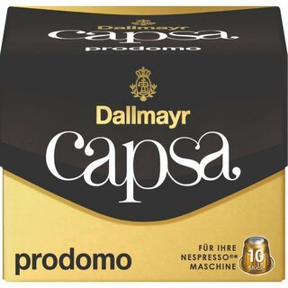 Dallmayr Capsa prodomo koffeinhaltig Dallmayr, 56g, 10 Stück