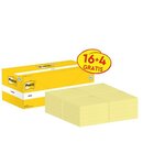 Haftnotizen Post-it 654Y-20, 76 x 76 mm, 20 Blcke  100...