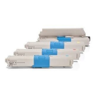 Toner Sparset Kompatibel zu OKI 44973533-36 / C301DN (Schwarz, Cyan, Magenta, Gelb)