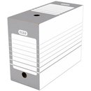 ELBA Archiv-Schachtel, Breite 150 mm, A4, weiß/grau