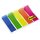 Haftmarker Index Mini 683, blau/grün/gelb/orange/pink, 5 x 20 Blatt