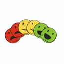 Haftmagnet Legamaster 123304, Emoticon, sortiert, 50mm, 6...