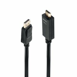 Lindy Kabel 36922 DisplayPort/HDMI - Stecker/Stecker, 2m, schwarz