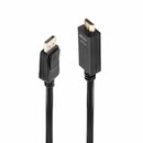 Lindy Kabel 36922 DisplayPort/HDMI - Stecker/Stecker, 2m,...