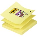 Haftnotiz Super Sticky Z-Notes, 76 x 76 mm, gelb, 90 Blatt