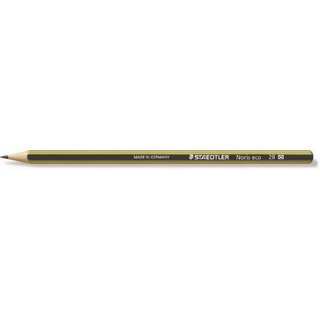 Bleistift, Noris eco, 2B, Schaft: schwarz/grün
