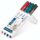 STAEDTLER Boardmarker Lumocolor 301 WP4, Rundspitze, 1...