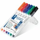 Boardmarker Staedtler 301, Lumocolor, 1mm, sortiert, 6 Stck