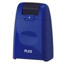 PLUS JAPAN Datenschutz-Rollstempel Standard, blau