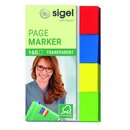 Haftmarker Sigel HN670, 4-farbig, 50 x 20mm, sortiert, 4...