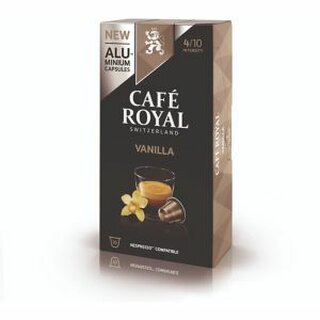 CAFE ROYAL Cafe FlavourVanilla Nespresso schwarz 10 Kapseln Vanilla