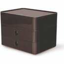 Schubladenbox SMART PLUS ALLISON, m.2Schubl., schwarz