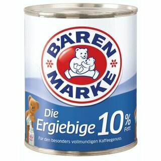 Bärenmarke Dosenmilch Die Ergiebige 10% Bärenma....