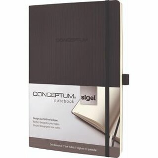 Sigel Conceptum Notizbuch CO308, DIN A4, gepunktet, 194 Seiten, 80 g/qm, schwarz