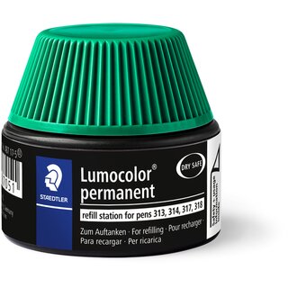 STAEDTLER Nachf�llstation Lumocolor 487 17-5, f�r OHP-Faserschreiber, gr�n