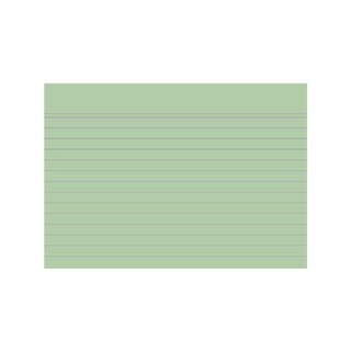 Karteikarte, liniert, A5, Karton, 205 g/m², grün
