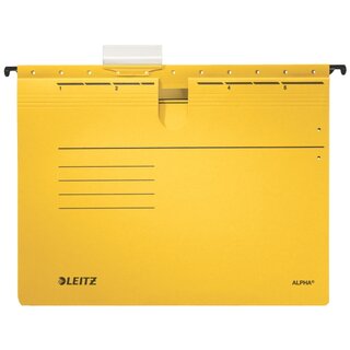 Hängehefter ALPHA®, Karton, 250g/m², kfm. Heft., A4, gelb