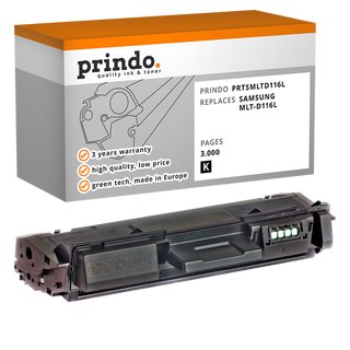 Toner Kompatibel zu Samsung Toner MLTD116L schwarz 3000...