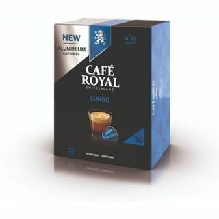 CAFE ROYAL Cafe Royal Lungo f.Nespresso Blattau 36 Kapseln Alu Kap