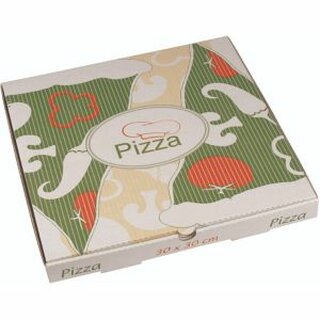 Pizzakarton Papstar 15196, pure, Lebensmittel, Cellulose, 30x30x3 cm, 100 Stck