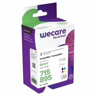 Tintenpatrone wecare  komp. mit Epson T0895/C13T08954010, 9ml, 4 Farben