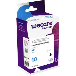 WECARE Tinte kompatibel zu HP 10/C4844A Schwarz