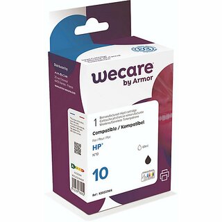 WECARE Tinte kompatibel zu HP 10/C4844A Schwarz