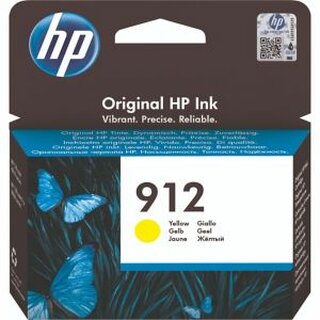 Tinte HP 3YL79AE, 912, Reichweite: 315 Seiten, gelb