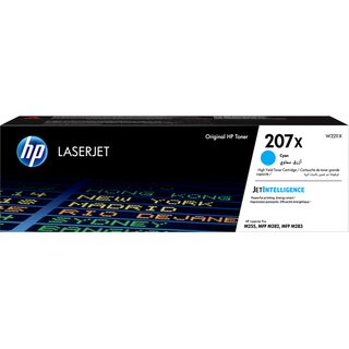 Toner W2211X HP, 207X, cyan