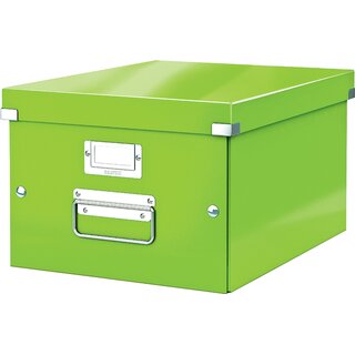 Archivbox Leitz 6044 WOW, Click n Store, Gre: M, Mae:  370x281x200mm, grn