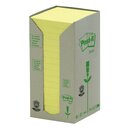 Haftnotizen Post-it Recycling 654-1T, 76 x 76 mm, 16...