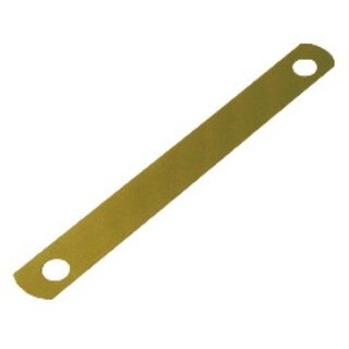 Deckleiste, Metall, lackiert, 11 x 95 mm, messing