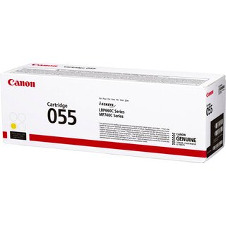 Toner Canon 3013C002 - 055, Reichweite: 2100 Seiten, gelb