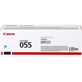 Toner Canon 3015C002 - 055, Reichweite: 2100 Seiten, cyan