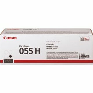 Toner Canon 3020C002 055 H, Reichweite: 7.600 Seiten, schwarz