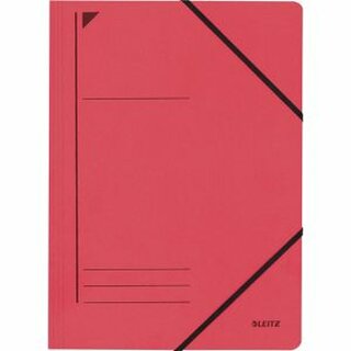 Eckspanner Leitz 3980, A4, aus Karton, Fassungsvermgen: 250 Blatt, rot