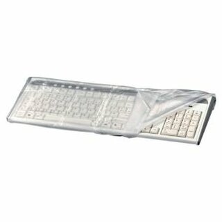 Staubschutzhaube-Tastatur, Hama, Transparent, 48 x 5 x 21,5 cm