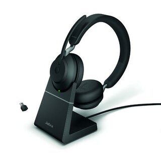 Jabra Headset Evo.2 65UC Ster. USB-C Ladesta. f.Smph/PC/Ta BT o.Kab