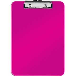 Schreibplatte WOW, PS, Klemme kurze Seite, A4, 22,8 x 32 cm, pink