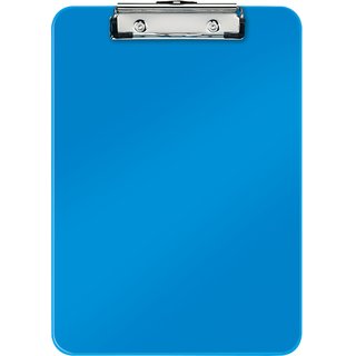 Schreibplatte WOW, PS, Klemme kurze Seite, A4, 22,8 x 32 cm, blau