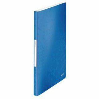 Sichtbuch Leitz 4632 WOW, A4, mit 40 Hllen, blau metallic