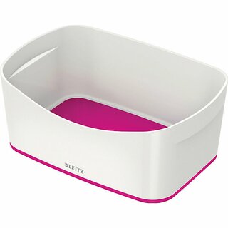 Stifteschale Leitz 5257, MYBOX, ohne Deckel, weiß/pink