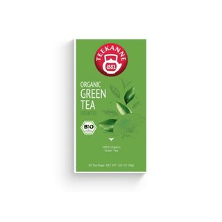 Teekanne Bio Tee Organic Green Tea, 20 Stck
