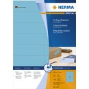 Etiketten Herma 4258 PREMIUM 105x37 (LxB), blau, 1600 Stück
