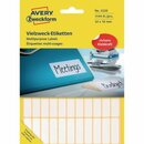 Mini-Etiketten Avery Zweckform 3320, 32 x 10mm (LxB),...