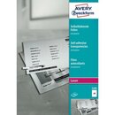 Laserfolie Avery Zweckform 3480, A4, transparent matt,...