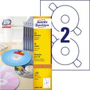 Etikett ClassicSize, CDs, I/L/K, A4-Bg., sk, Pap., Ø:...