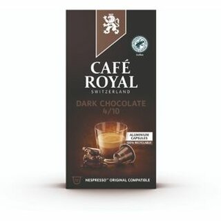 CAFE ROYAL Caf Flavour Dark Chocolate braun 10 Kapseln DarkChoc