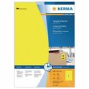 Etiketten Herma 4401 SPECIAL, A4, gelb, 100 Stück