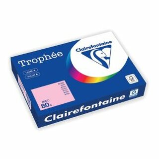 Farbpapier - Trophee - 1973 - A4 - 80 g/m - matt  - pink - 500 Blatt